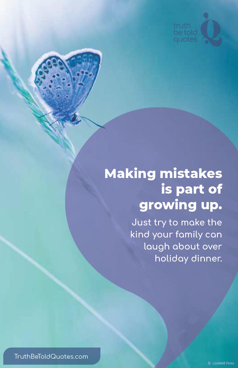 Free  poster with quote about making mistakes- for teen SEL